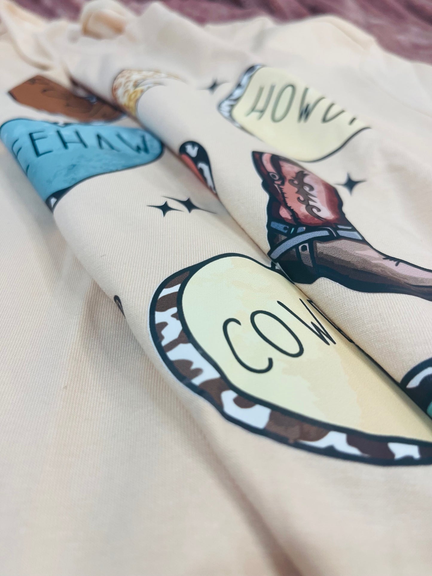 Khaki Western Fashion Valentine Graphic T-shirt