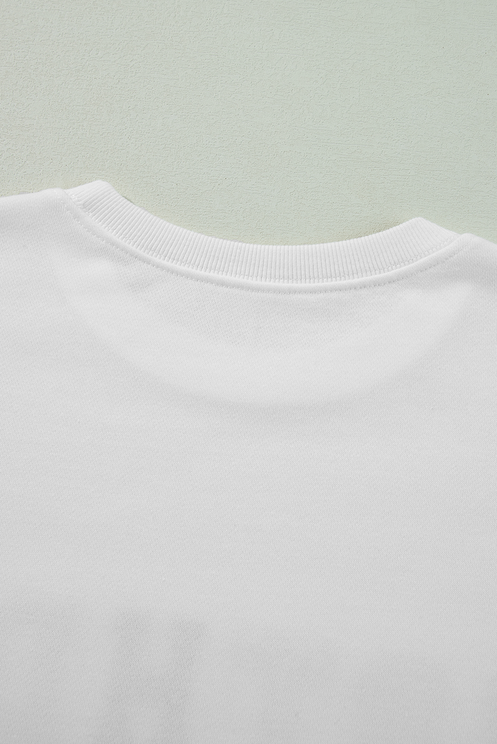"BIRTHDAY QUEEN" Graphic Balloon Sleeve White Sweatshirt