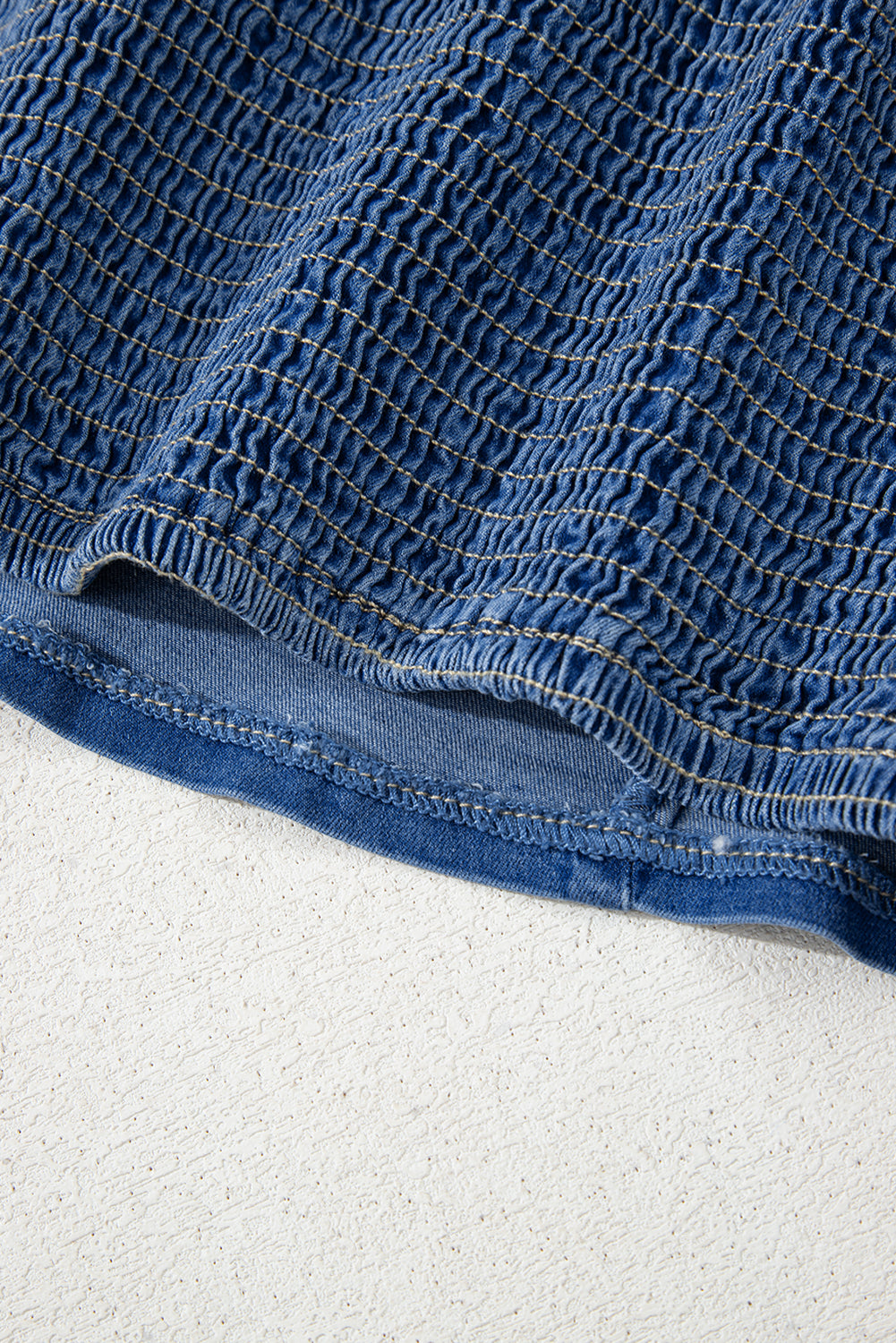 Bow & Buckle Denim Tube Top – Western Charm, Smocked Sass