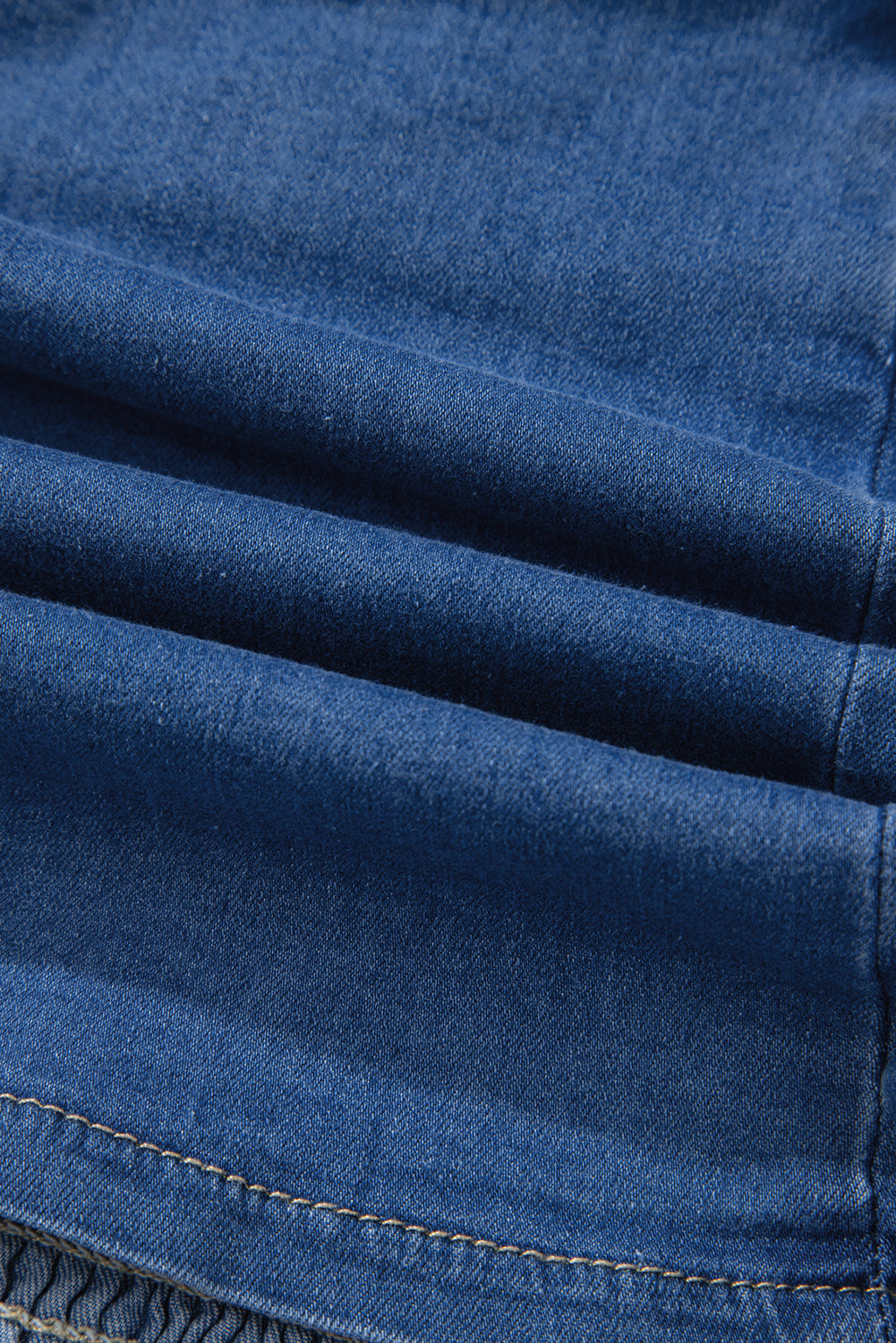 Bow & Buckle Denim Tube Top – Western Charm, Smocked Sass