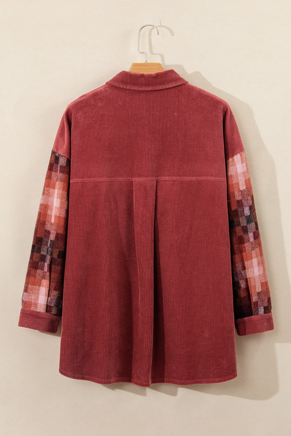 Checker Flame Corduroy Shacket – Raw Edge Rebel