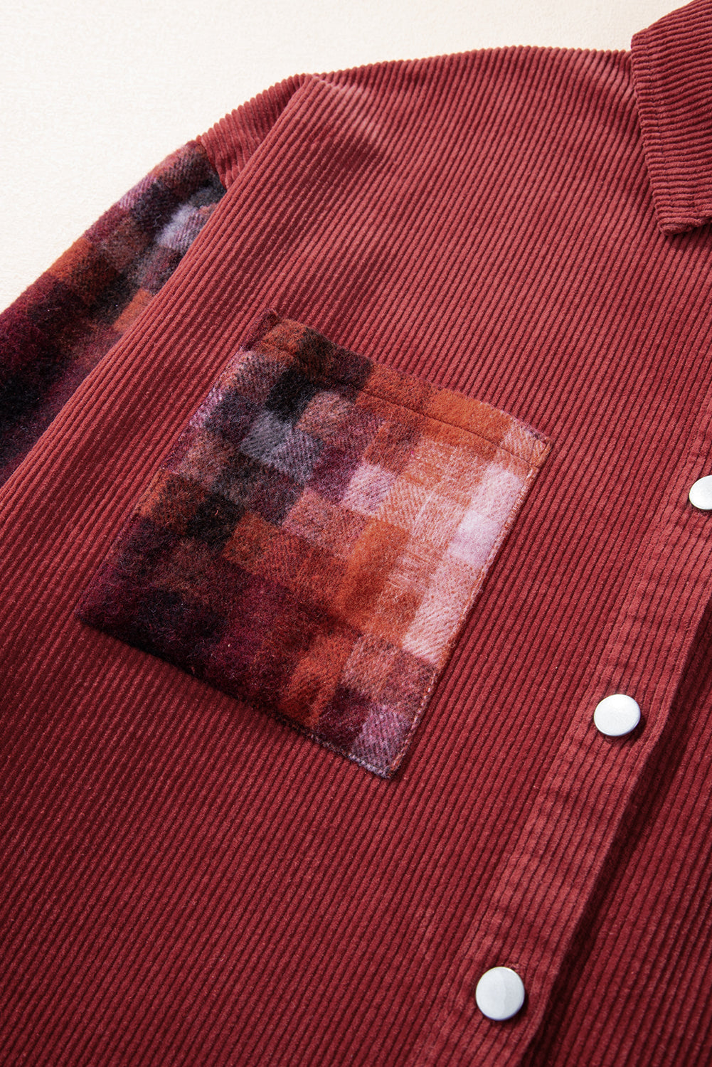 Checker Flame Corduroy Shacket – Raw Edge Rebel